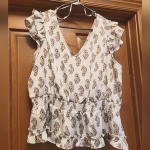 Ryegrass Peplum blouse XXL